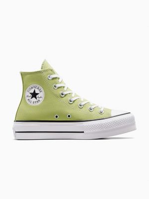 Със звездички кецове Converse зелено