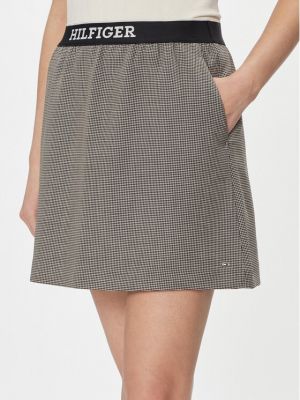 Mini sukně Tommy Hilfiger šedé