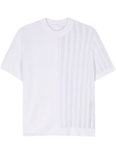 Megztas marškinėliai Jacquemus balta