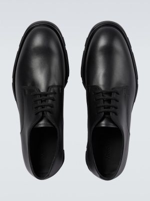 Pantofi brogue din piele Alexander Mcqueen negru