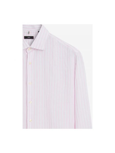 Camisa de lino Cinque rosa