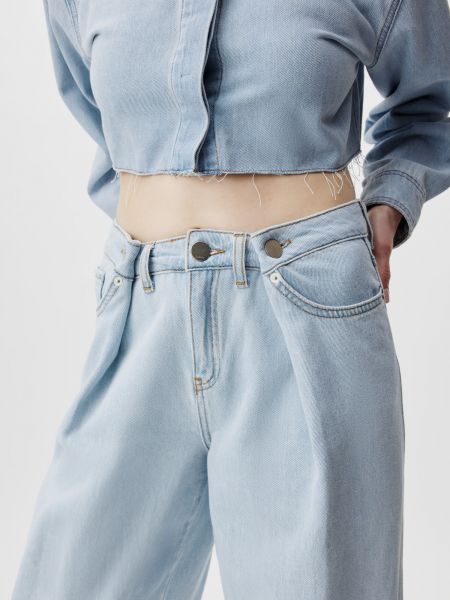 Jeans plissettati Leger By Lena Gercke blu