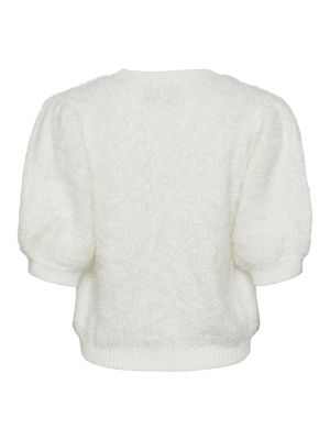 Pullover Pieces bianco