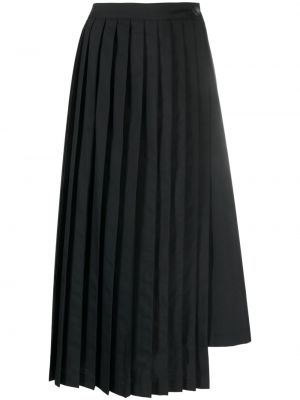 Plisovaná midi sukňa Nehera čierna
