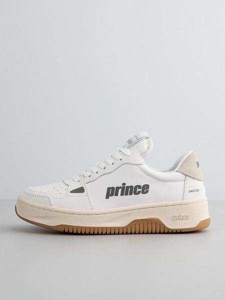 Białe sneakersy Prince