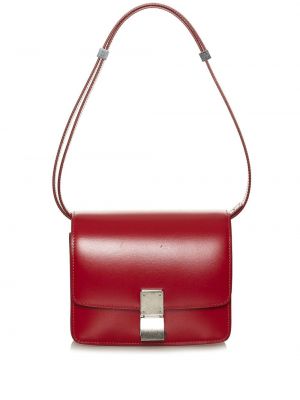 Kožená kabelka Céline Pre-owned červená