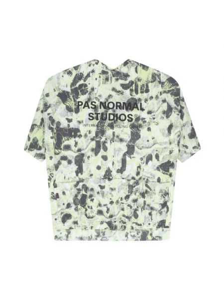 Camiseta con estampado con estampado abstracto Pas Normal Studios