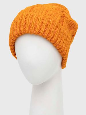 Оранжевая шерстяная шапка United Colors Of Benetton
