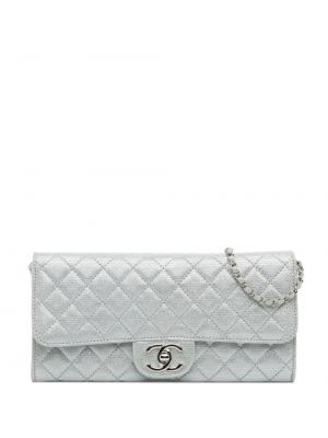 Чанта тип „портмоне“ Chanel Pre-owned сребристо