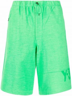 Trykt bermudashorts Y-3 grønn