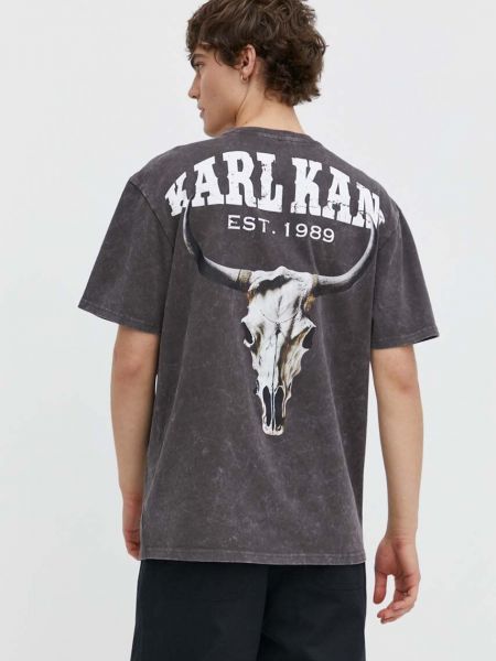 Koszulka bawełniana Karl Kani szara