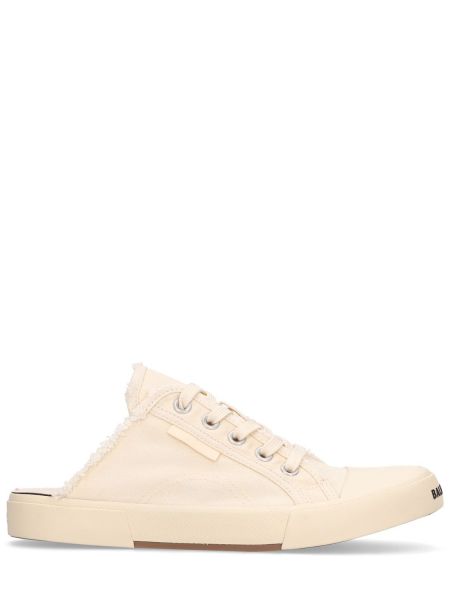 Bomuld sneakers Balenciaga hvid