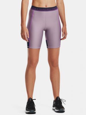 Pantaloni scurți pentru ciclism Under Armour violet
