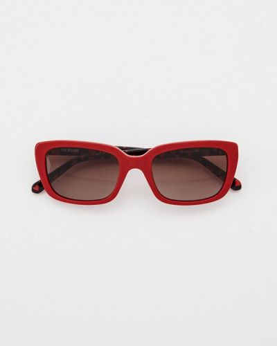 Солнцезащитные очки Love Moschino, красный