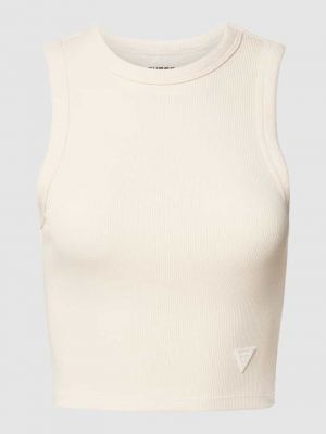 Top Guess Activewear beżowy