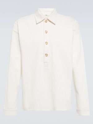 Bavlnená košeľa Commas biela