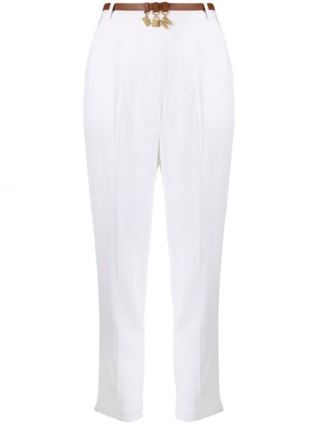 Pantaloni Elisabetta Franchi, bianco