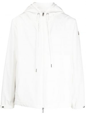 Giacca con cappuccio Moncler bianco