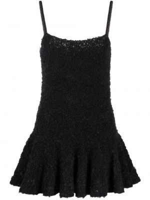 Πλεκτή φόρεμα Jil Sander μαύρο