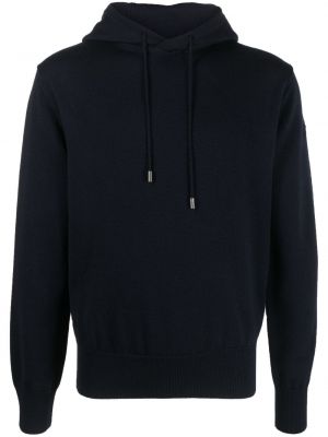 Woll hoodie Herno blau