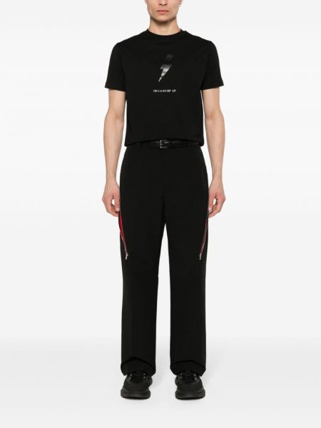T-shirt aus baumwoll mit print Karl Lagerfeld schwarz