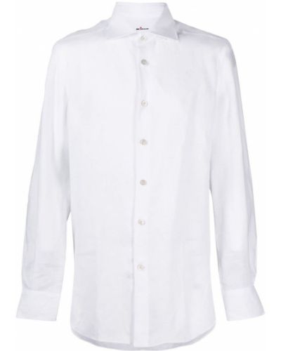 Camisa con botones Kiton blanco