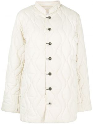 Oversize ватирано палто Dion Lee бяло