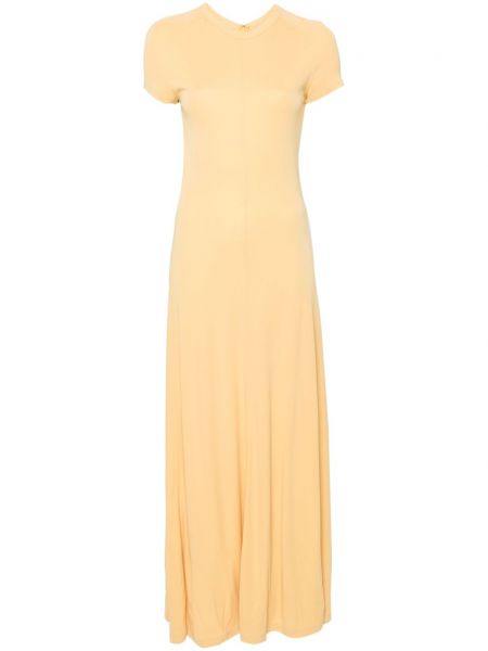 Mini robe avec manches courtes Toteme jaune