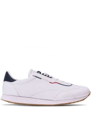 Sneakers i läder Tommy Hilfiger vit