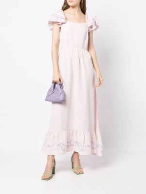 Kleid mit rüschen Helmstedt pink
