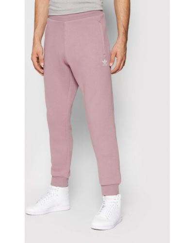 Pantaloni slabi slim fit Adidas violet