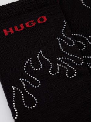 Nogavice Hugo črna