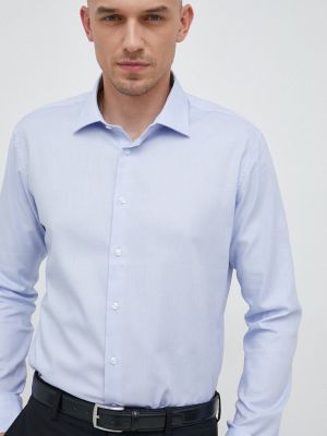 Риза Seidensticker синьо