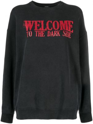 Sweatshirt mit print R13 schwarz