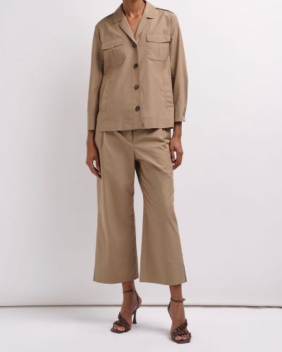 Veste en coton avec poches 's Max Mara beige
