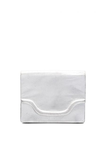 Kožená mini taška Christian Dior Pre-owned strieborná