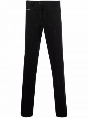 Pantalones con bordado Philipp Plein negro