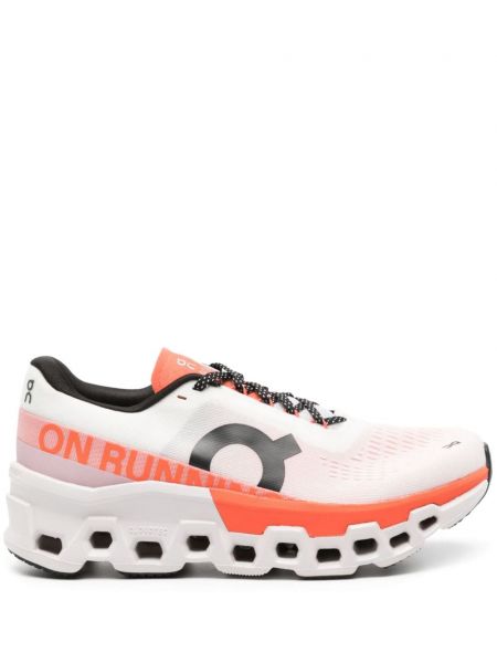 Sneakers από διχτυωτό για τρέξιμο On Running λευκό