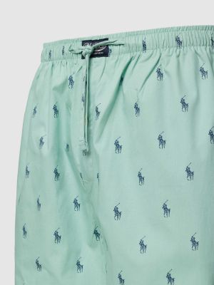 Polo z nadrukiem Polo Ralph Lauren Underwear zielona