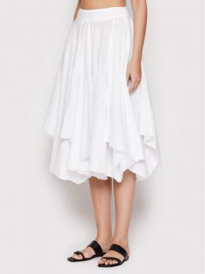 Midi sukně Peserico bílé