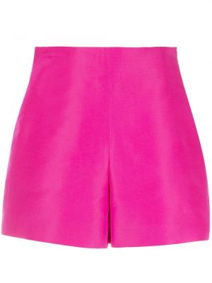 Pantaloni scurți de mătase Valentino Garavani roz