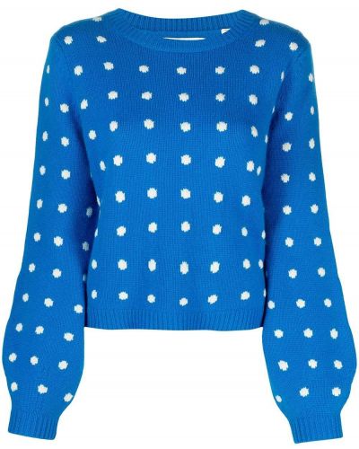 Jersey con lunares de tela jersey Chinti And Parker azul