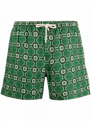 Shorts à imprimé Peninsula Swimwear vert
