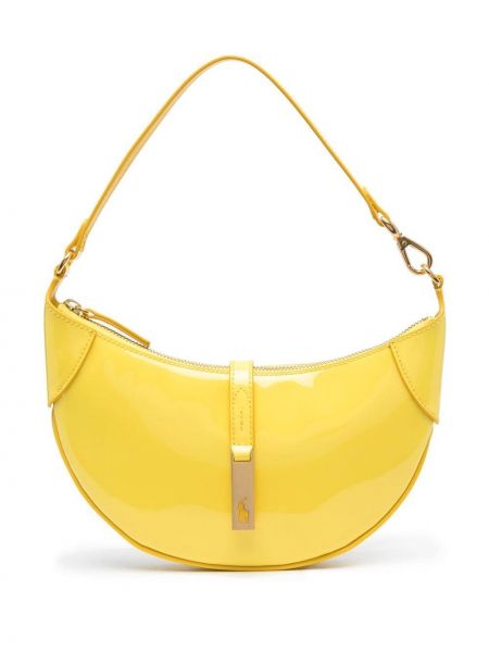 Чанта за ръка Polo Ralph Lauren жълто