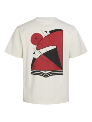 T-shirt à motif mélangé R.d.d. Royal Denim Division blanc