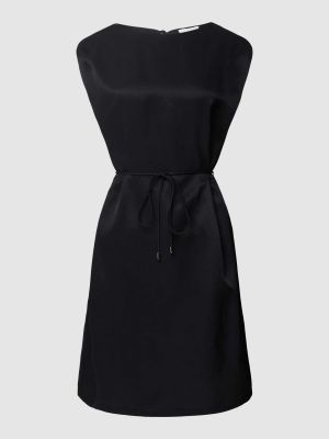 Sukienka midi z wiskozy S.oliver Black Label czarna