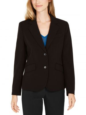 Пиджак на пуговицах Anne Klein черный