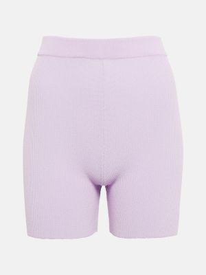Pantaloni scurți Jacquemus violet
