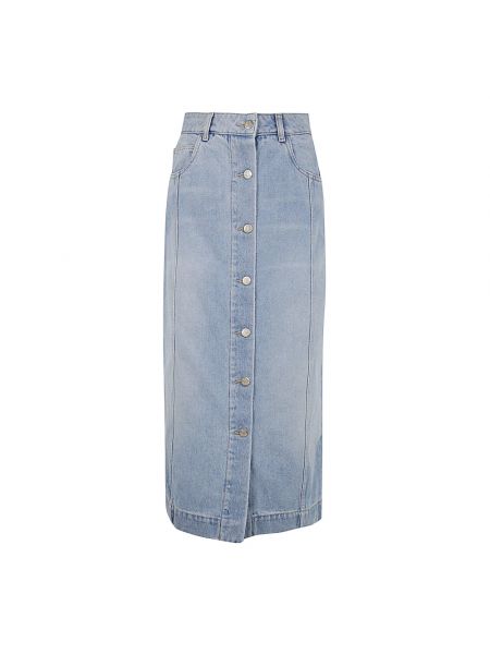 Niebieska spódnica jeansowa Moncler