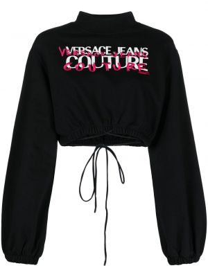 Суитчър с принт Versace Jeans Couture черно